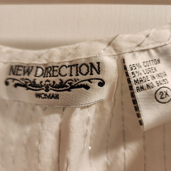 New Direction Women's 2X Blouse - Picture 2 of 8